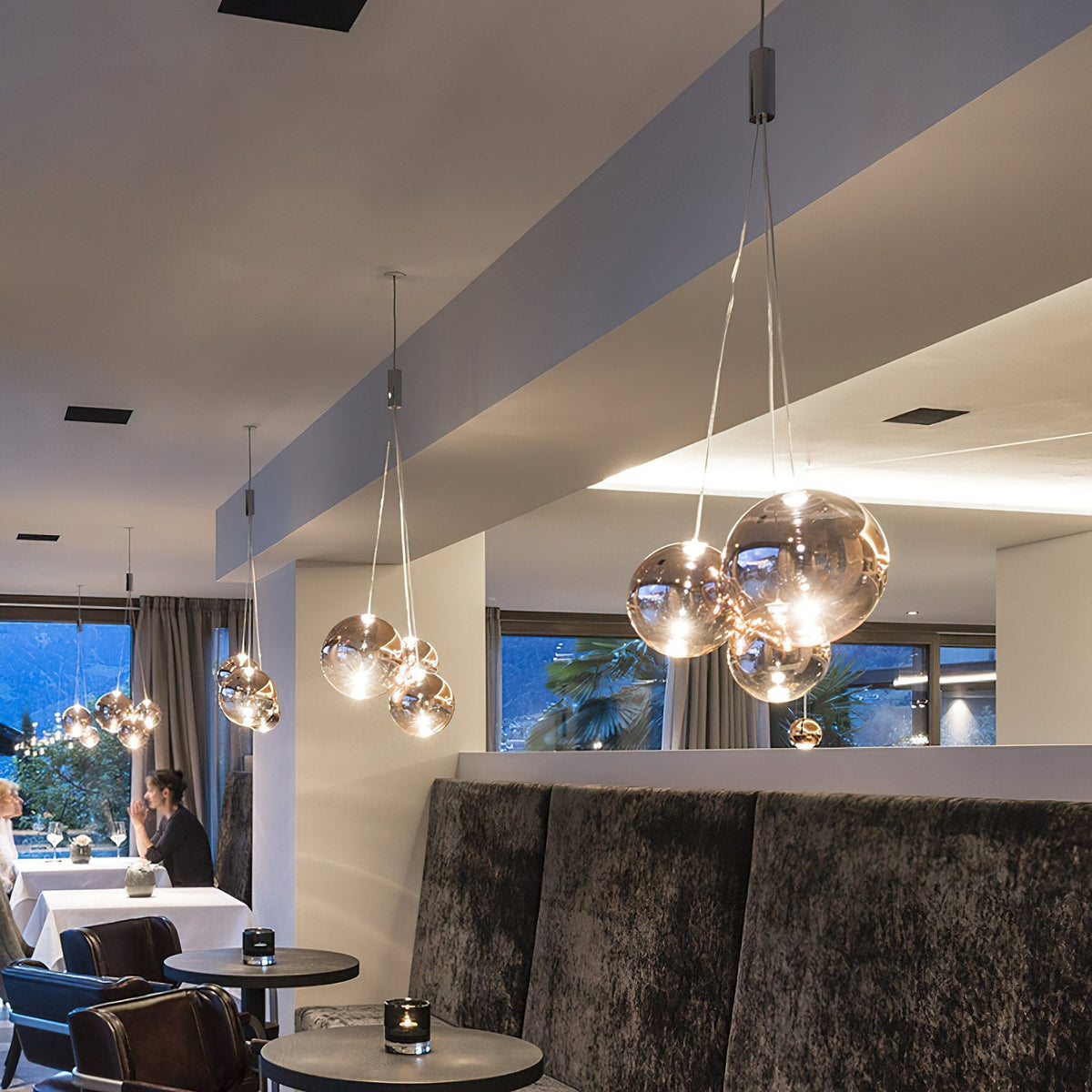 Cluster Bubble Pendant Light