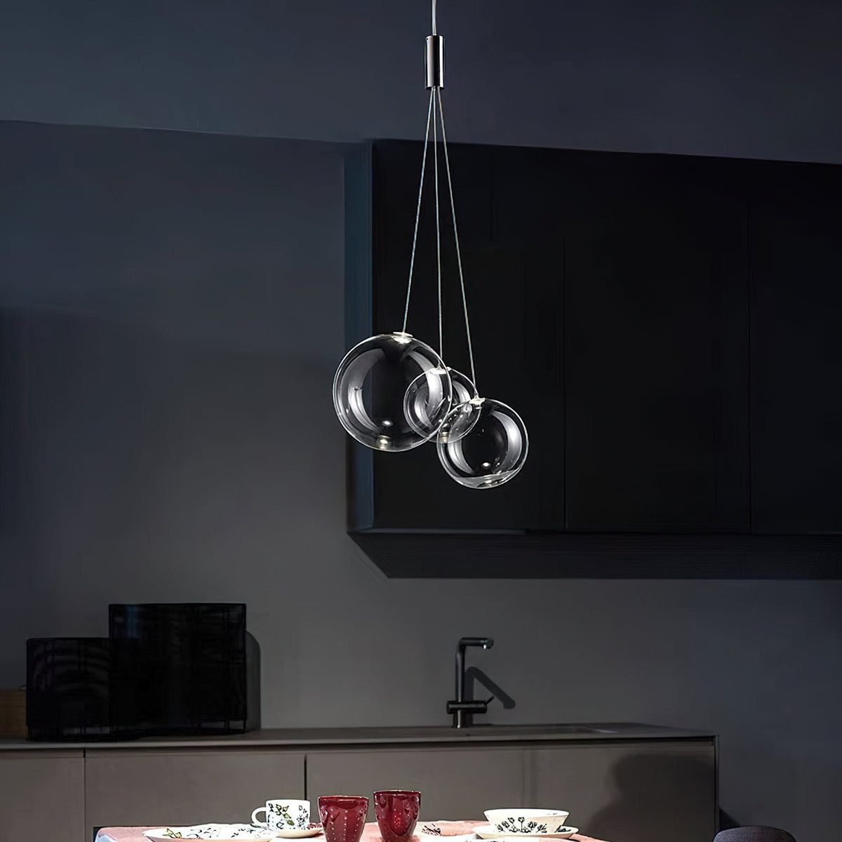 Cluster Bubble Pendant Light