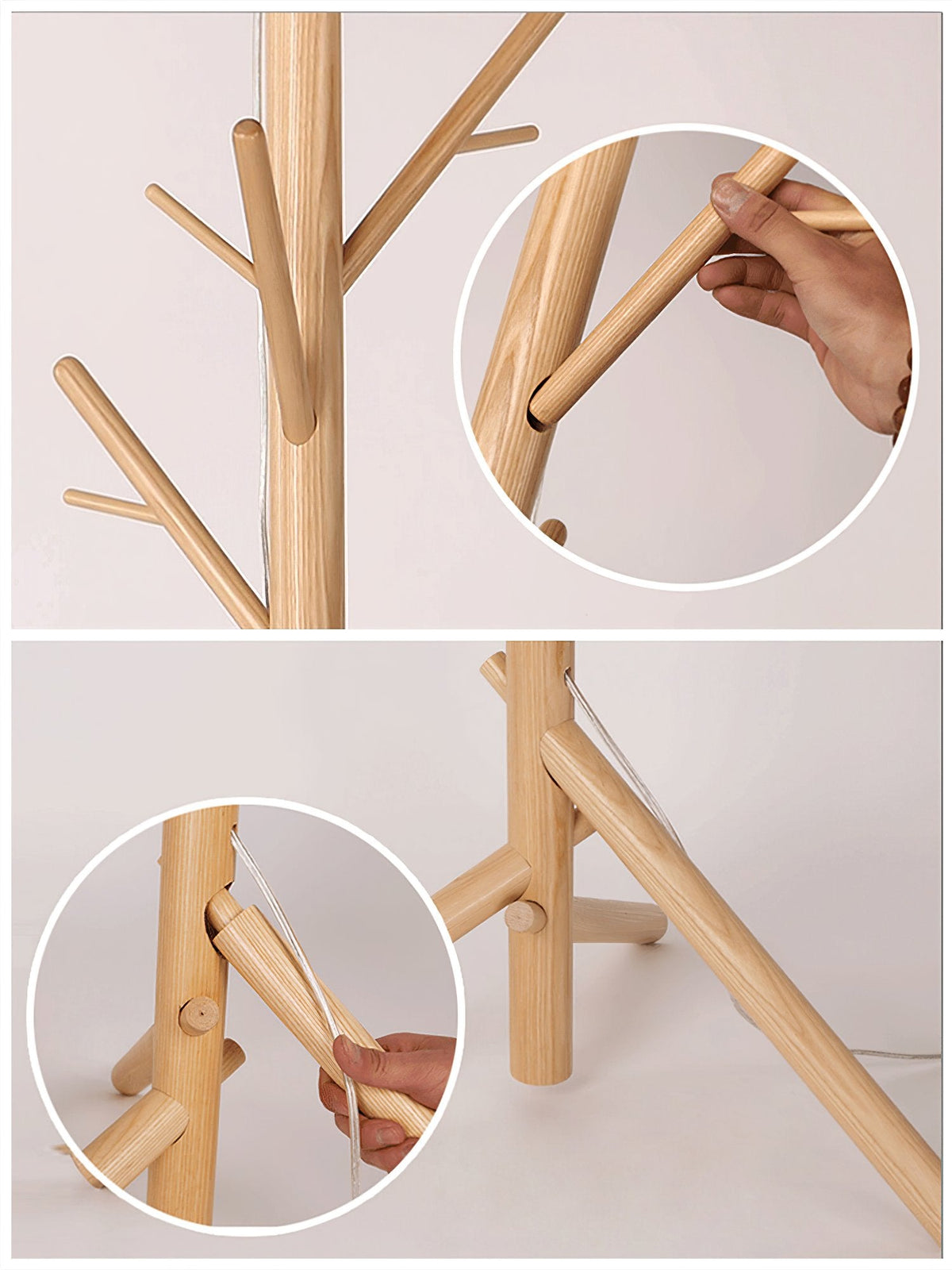 Coat Rack Floor Lamp