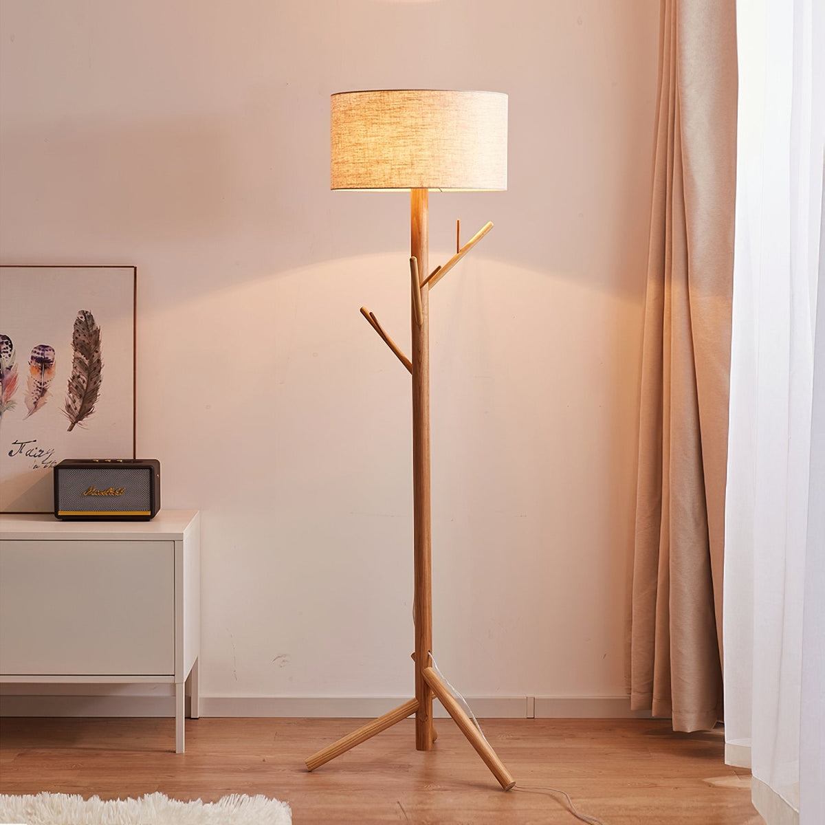 Coat Rack Floor Lamp