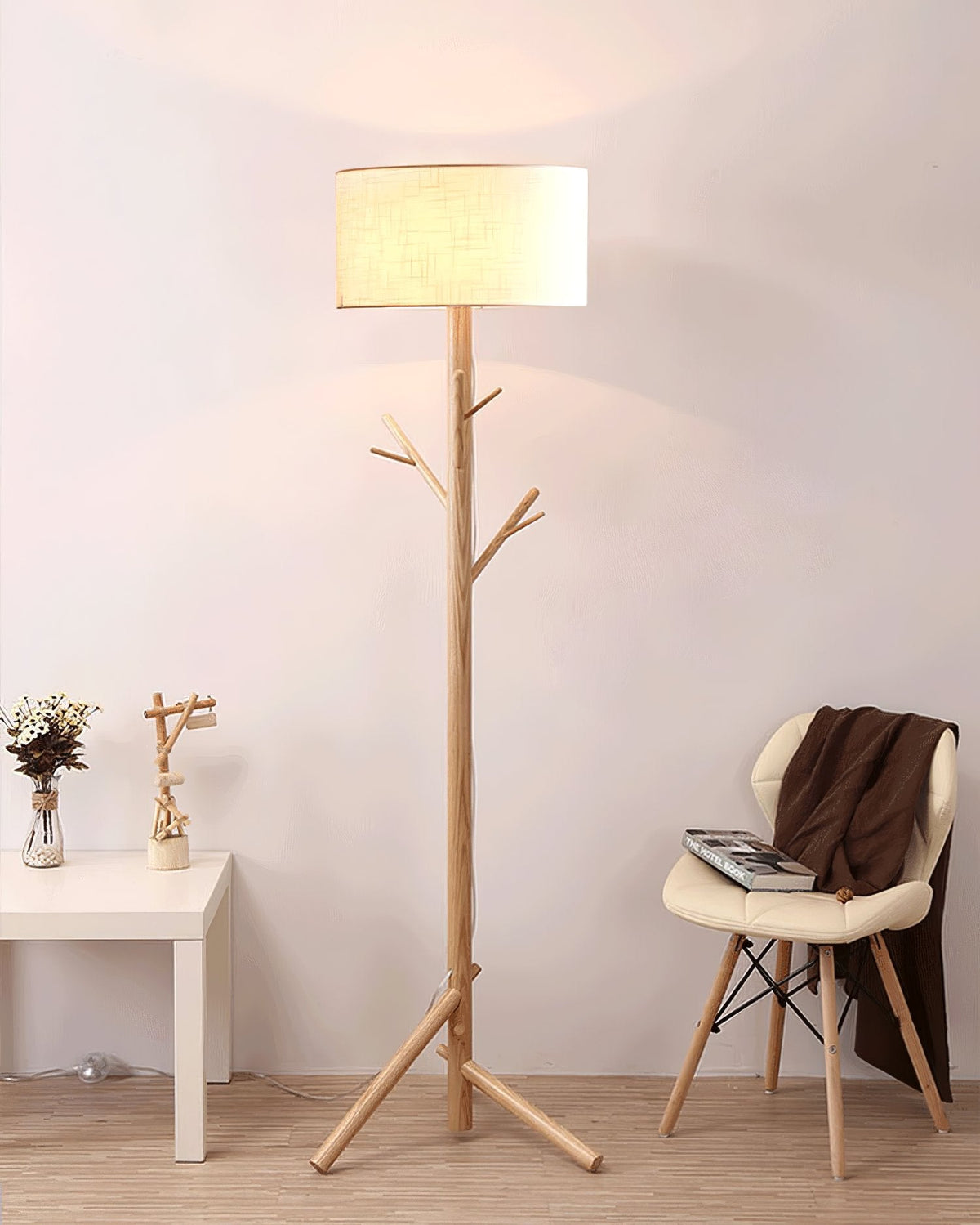 Coat Rack Floor Lamp