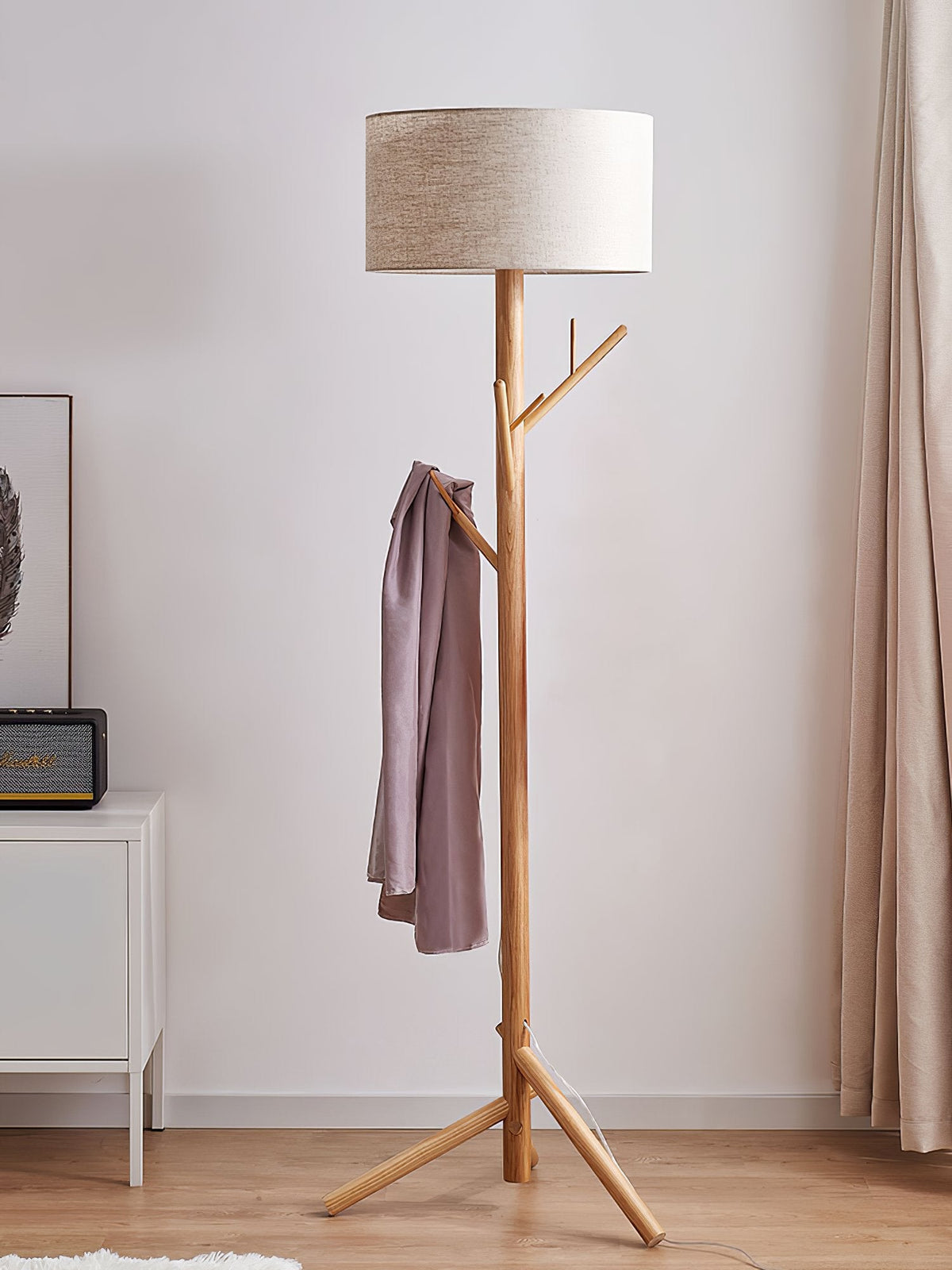 Coat Rack Floor Lamp