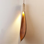 Cocoa Leaf Pendant Light – Natural Organic Hanging Lamp for Boho Interiors