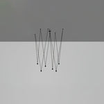 Modular Pendant Chandelier with Matte Lacquered Cables, 1-12 Lights