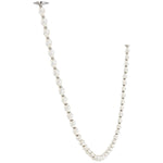 Riviere Glass Chain Chandelier – Modern Linear LED Pendant Light