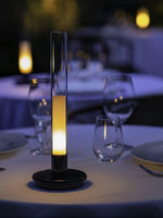 Column Built In Battery Table Lamp