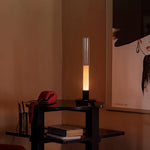 Column Built In Battery Table Lamp