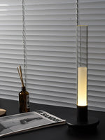 Column Built In Battery Table Lamp