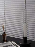 Column Built In Battery Table Lamp