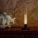Column Built In Battery Table Lamp