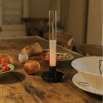 Column Built In Battery Table Lamp