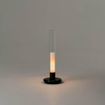 Column Built In Battery Table Lamp