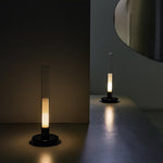 Column Built In Battery Table Lamp