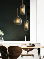 Chiswick Glass Pendant Light – Modern Multi-Light Chandelier