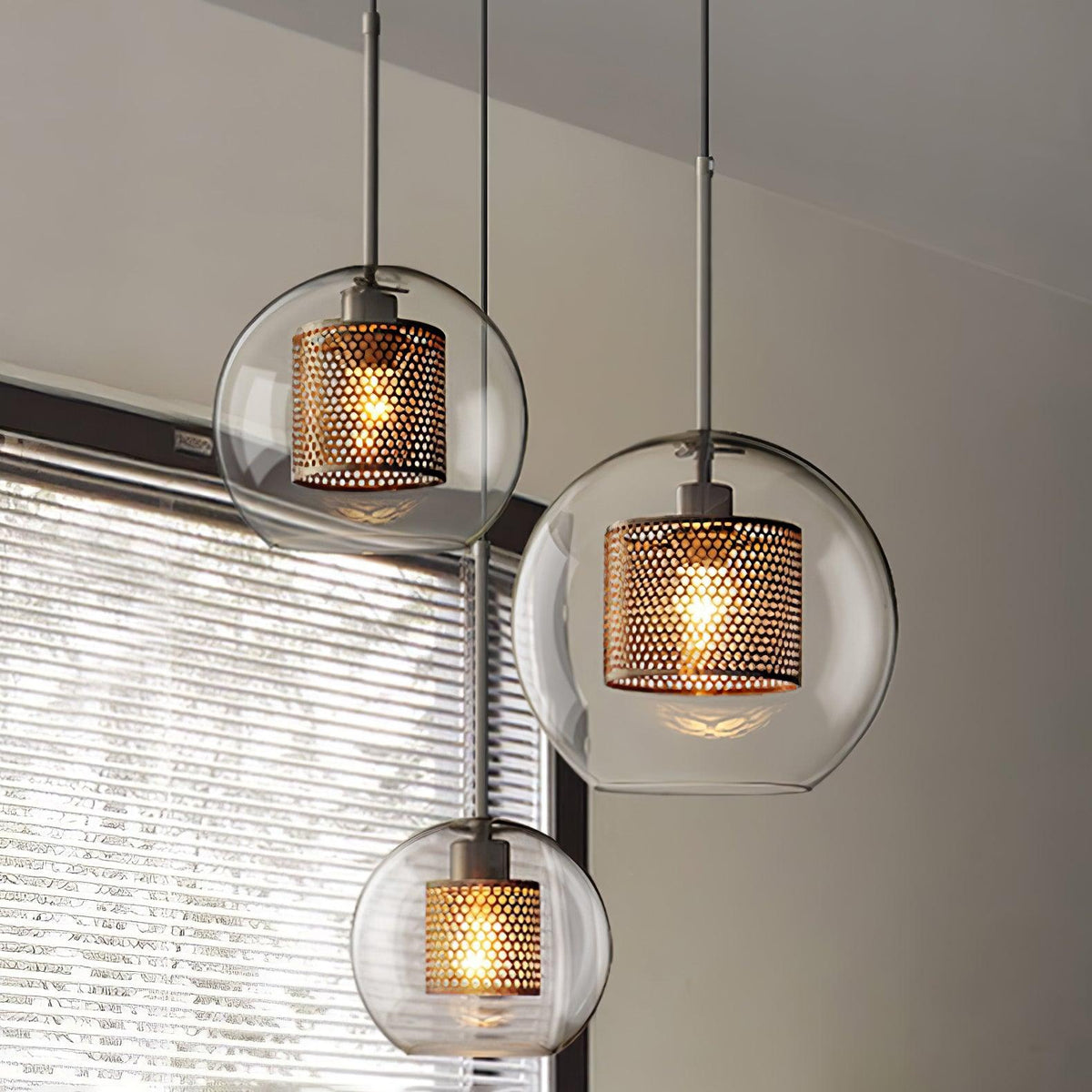 Chiswick Glass Pendant Light – Modern Multi-Light Chandelier
