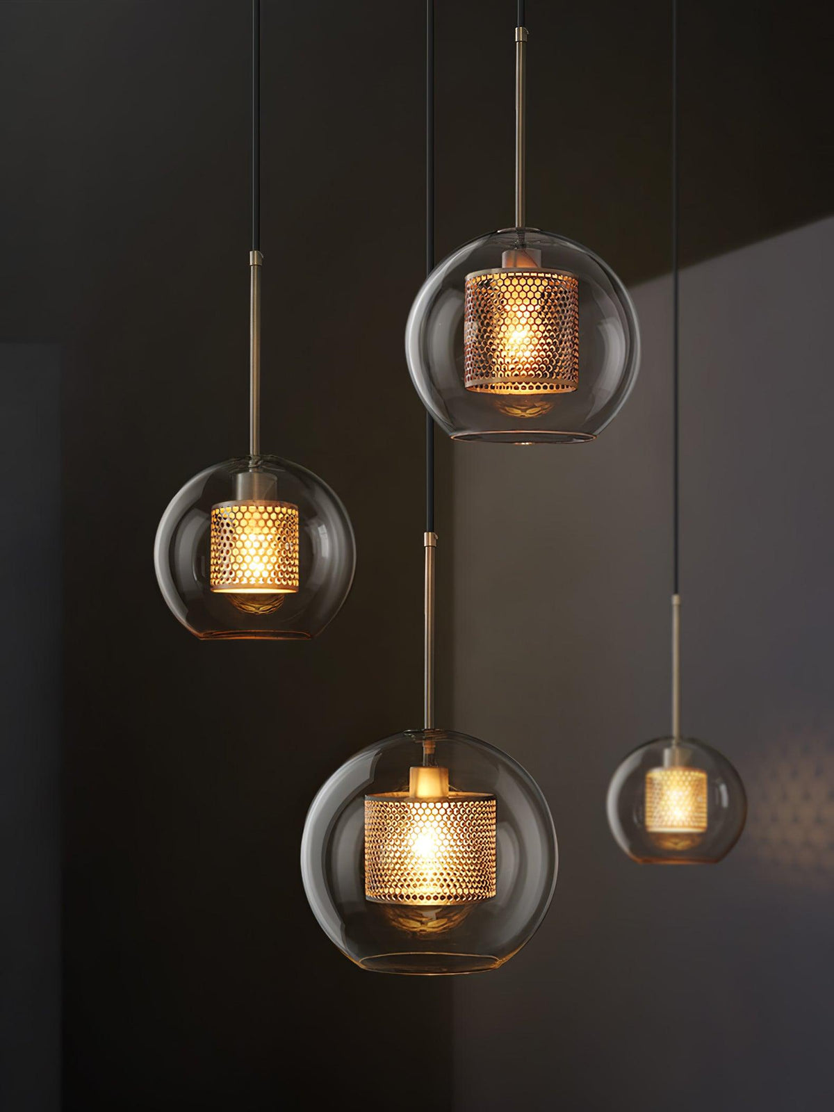 Chiswick Glass Pendant Light – Modern Multi-Light Chandelier