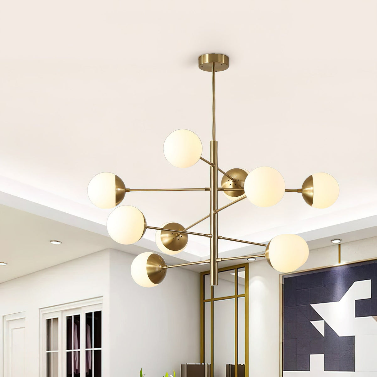 compass-chandelier