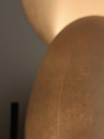 Conch Bloom Sculptural Resin Table Lamp with Nautilus Shell Design