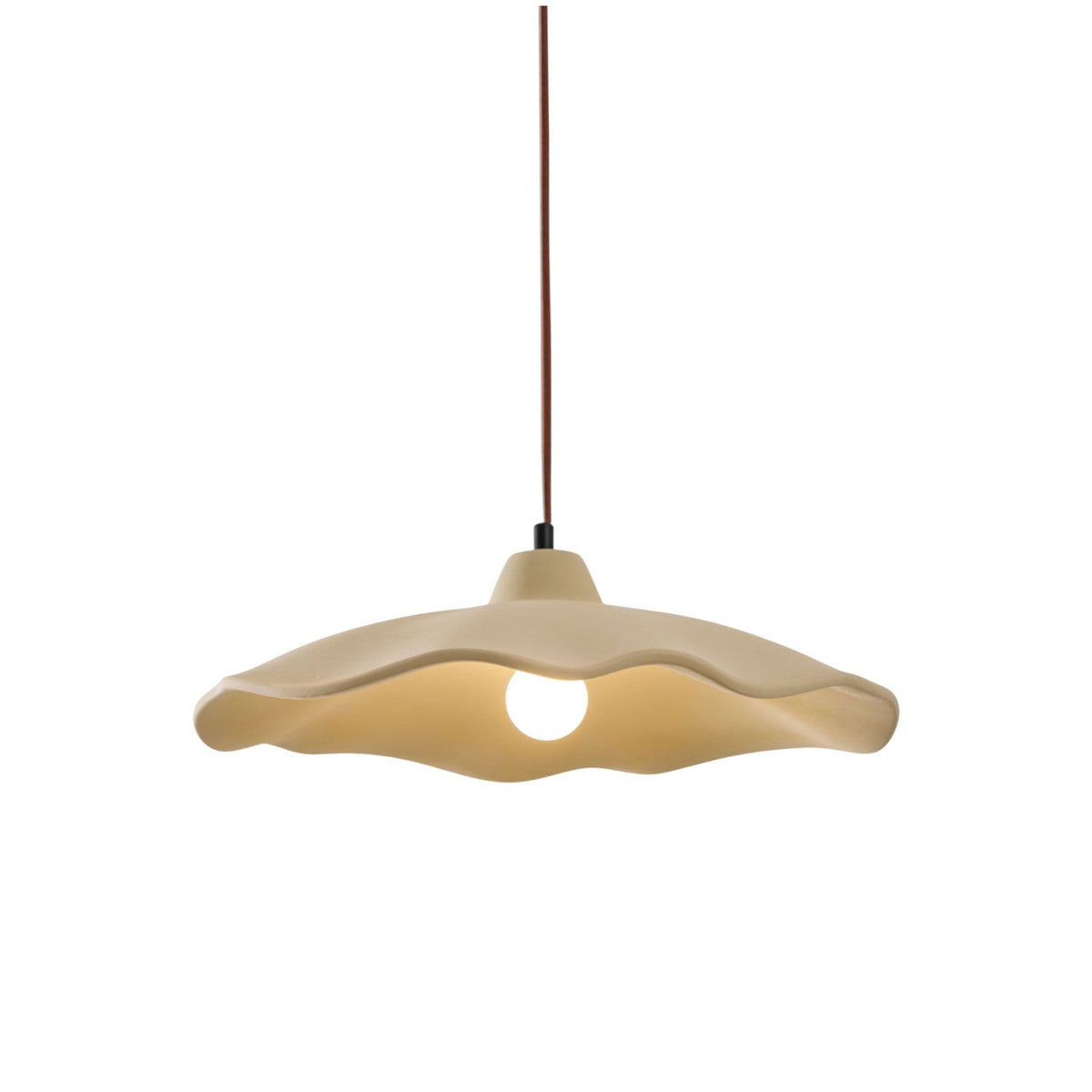 Artisan Concrete Petal Pendant Light for Modern Interiors