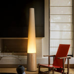 Cone Wooden Floor Lamp – Modern LED Floor Light for Living Room & Bedroom