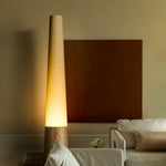 Cone Wooden Floor Lamp – Modern LED Floor Light for Living Room & Bedroom