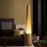 Cone Wooden Floor Lamp – Modern LED Floor Light for Living Room & Bedroom