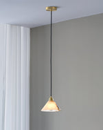 conical-brass-pendant-lamp