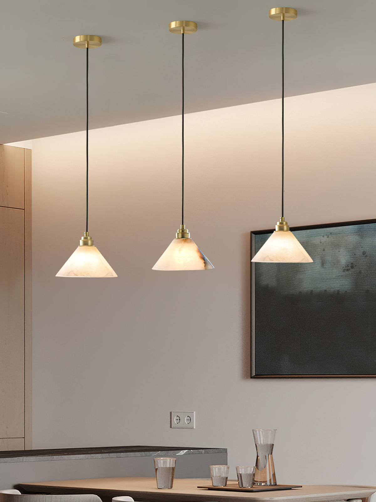 conical-brass-pendant-lamp
