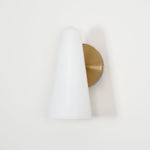 Articolo Conical Glass LED Wall Sconce for Modern Interiors