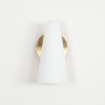 Articolo Conical Glass LED Wall Sconce for Modern Interiors