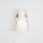 Articolo Conical Glass LED Wall Sconce for Modern Interiors