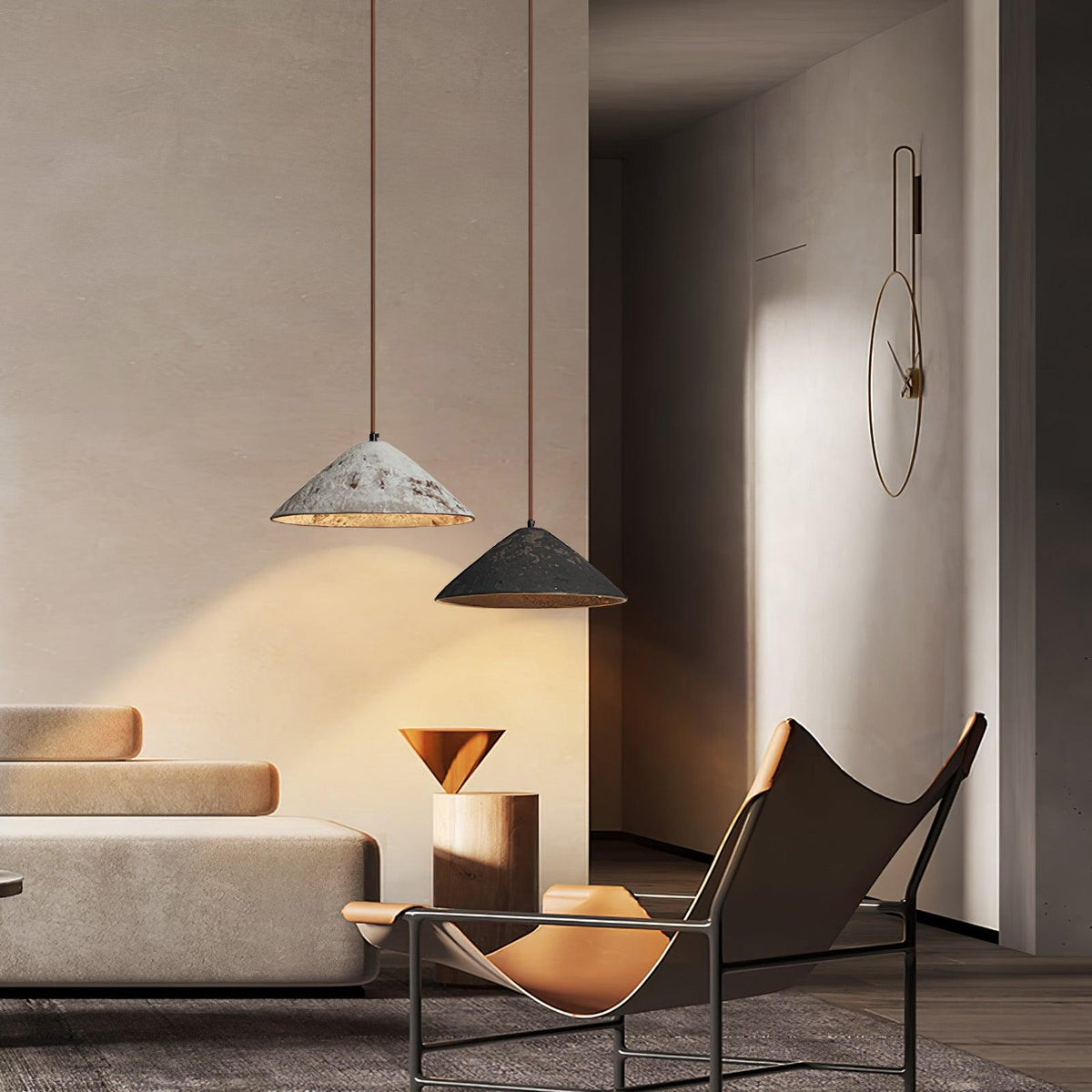 Ceramic Whisper Pendant Light – Artisan Minimalist Hanging Lamp for Modern Interiors
