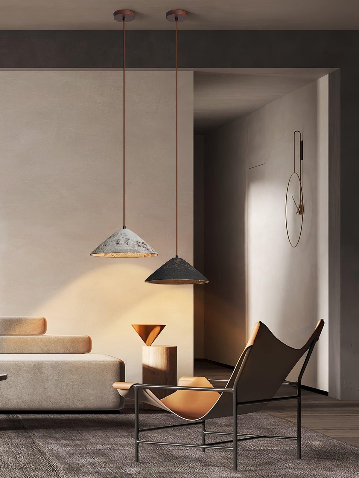 Ceramic Whisper Pendant Light – Artisan Minimalist Hanging Lamp for Modern Interiors