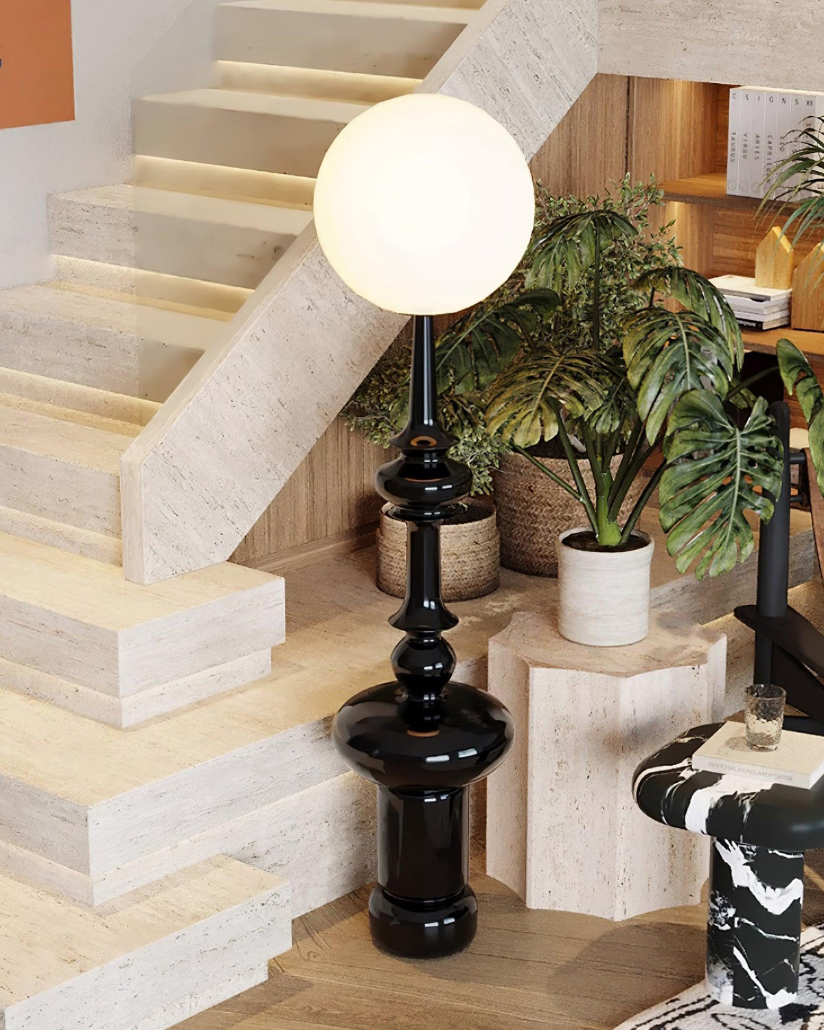 Roman Column Floor Lamp