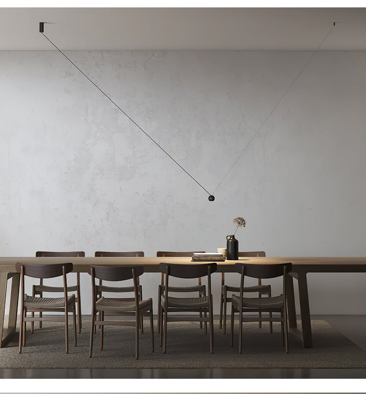 Constellation Multi-Pendant LED Chandelier with Terracotta Diffusers