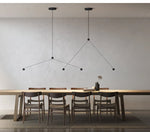 Constellation Multi-Pendant LED Chandelier with Terracotta Diffusers