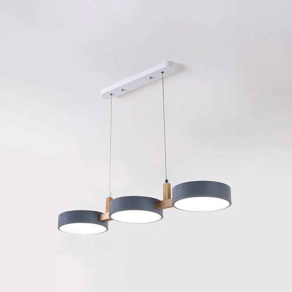 Nordic Modern Metal Cylinder Pendant Light