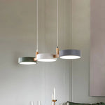 Nordic Modern Metal Cylinder Pendant Light