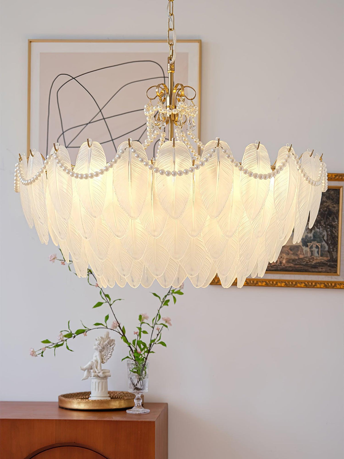 contemporary-leaves-glass-chandelier