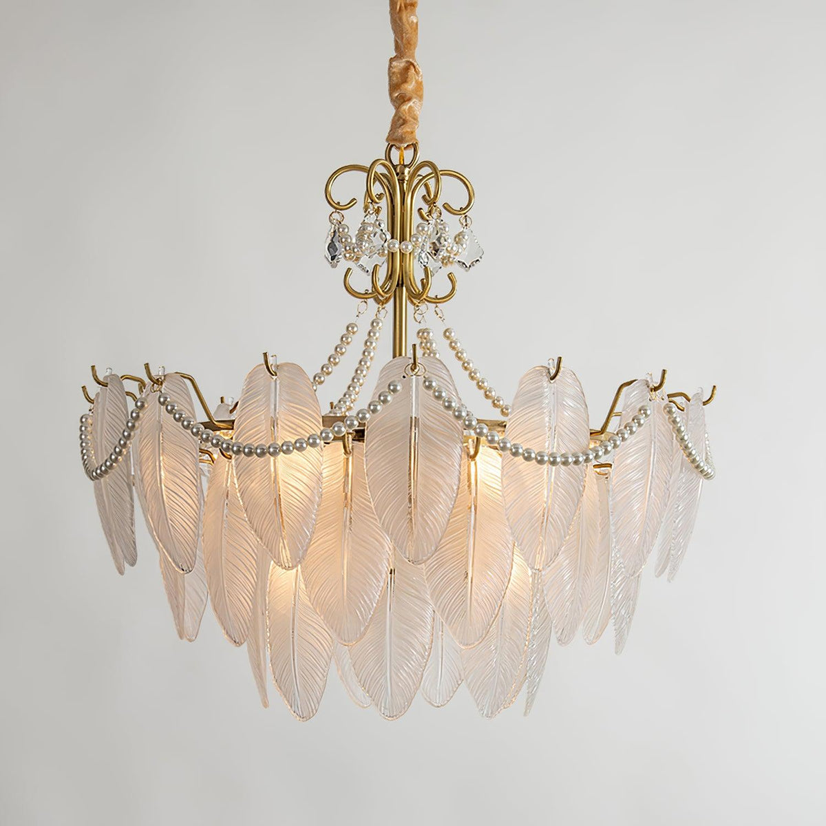 contemporary-leaves-glass-chandelier