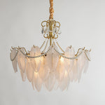 contemporary-leaves-glass-chandelier