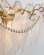 contemporary-leaves-glass-chandelier