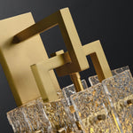 Corrugated Brass Wall Light