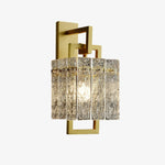 Corrugated Brass Wall Light