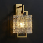 Corrugated Brass Wall Light