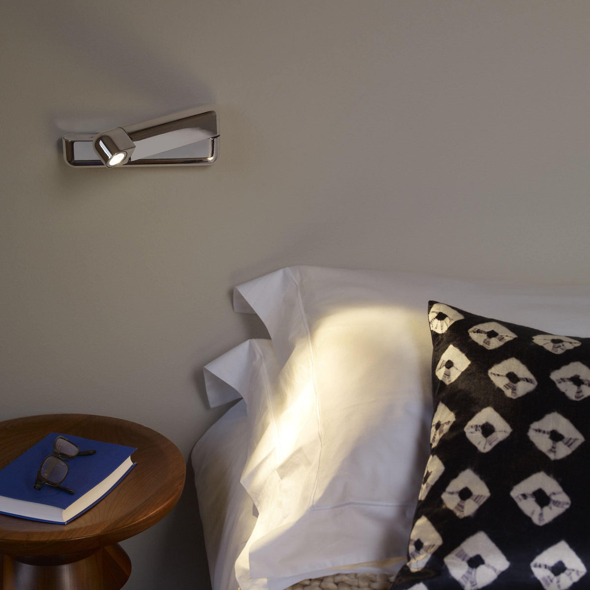 Fuse LED Wall Sconce with USB Charging Port for Bedside and Reading