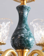 Court Ceramic Copper Chandelier