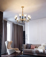 Court Ceramic Copper Chandelier