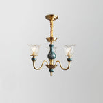 Court Ceramic Copper Chandelier