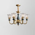 Court Ceramic Copper Chandelier